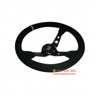 VOLANTE DEPORTIVO WRC3 EN PIEL VUELTA CON BRAZOS