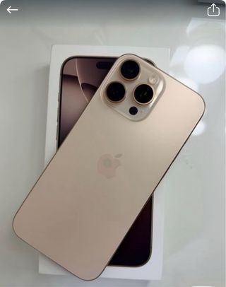 iPhone 16 Pro Max 256GB Dorado Caja Original