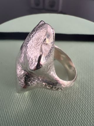 Anillo Tous Plata Tamaño grande