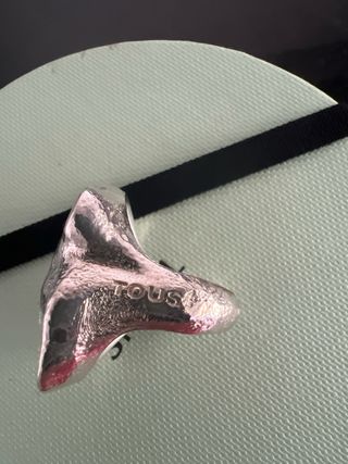 Anillo Tous Plata Tamaño grande