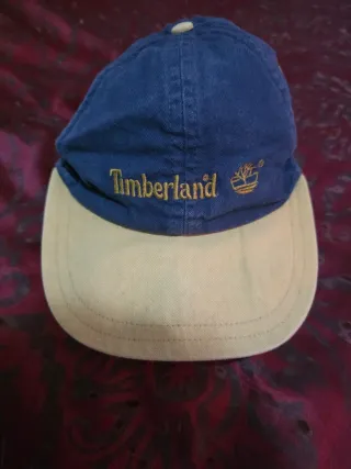 Gorra Timberland Talla L Azul y Beige