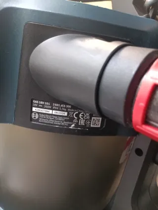 Aspirador Bosch GAS 18V, 10 litros a batería