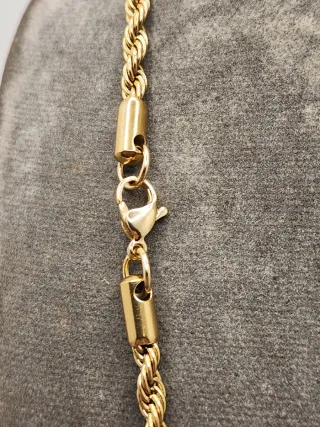 Collar Ojo Horus circonitas - Dorado