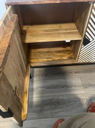 Cómoda Sklum Madera y Metal