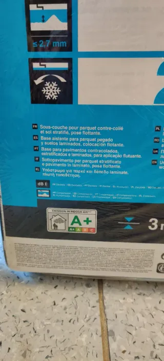 Aislante Acústico AXTON 3mm 10m²