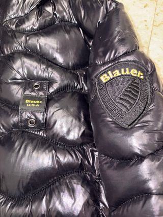 Piumino Blauer con pelliccia taglia XS