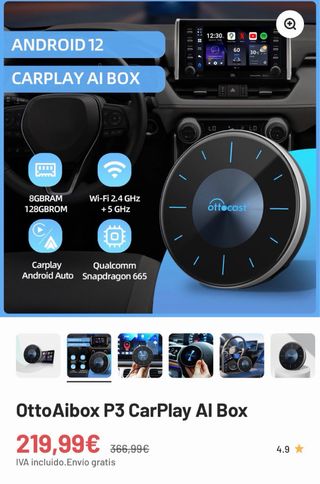 OttoAibox P3 CarPlay AI Box Nuevo