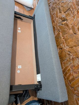 Sofá cama IKEA Asarum 3 plazas gris