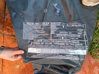 Kayak hinchable 2 personas + accesorios