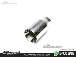 COLA DE ESCAPE REDONDA BORDE BISELADO INTERIOR 100MM