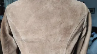 Giacchino in camoscio marrone