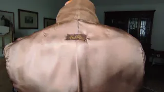 Giacchino in camoscio marrone