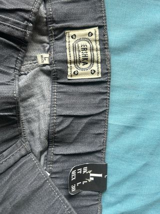 Pantalón vaquero gris, talla L