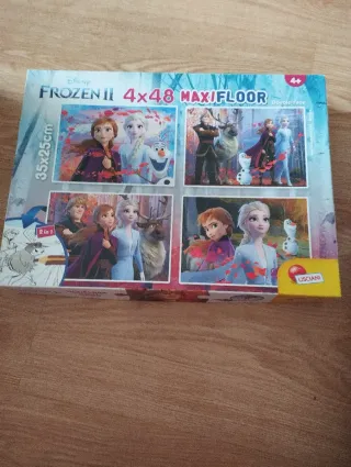4 Puzzles Frozen 48 Piezas MaxiFloor