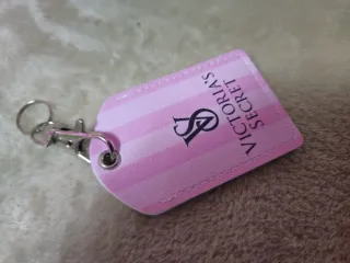 Llavero Victoria's Secret Rosa Rayas