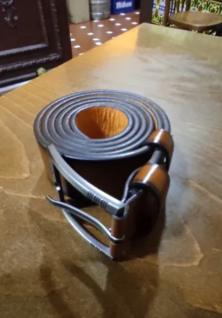 Cinturón de Piel Made in Italy