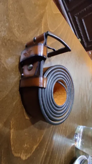 Cinturón de Piel Made in Italy