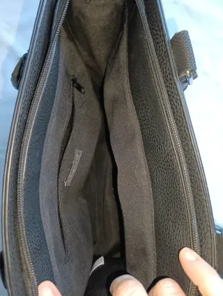 Borsa donna nera e argento