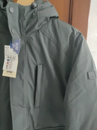 Parka OOTO acolchada gris