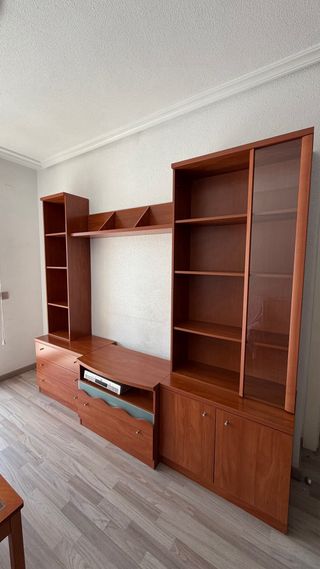 Mueble de salón modular madera