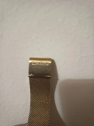 Reloj Casio Dorado Malla Metálica.