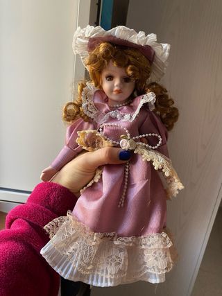 Bambola vintage ceramica