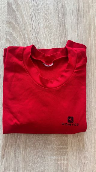 Camiseta deportiva Domyos roja