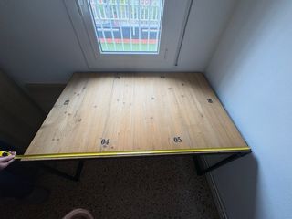 Mesa Escritorio Madera y Metal