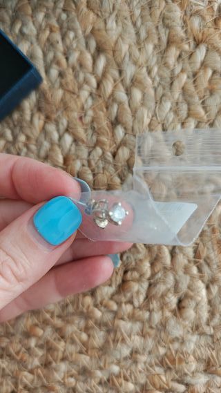 Pendientes L'Or by Diamanta Plata 925 Oro 18K