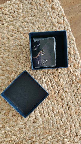 Pendientes L'Or by Diamanta Plata 925 Oro 18K