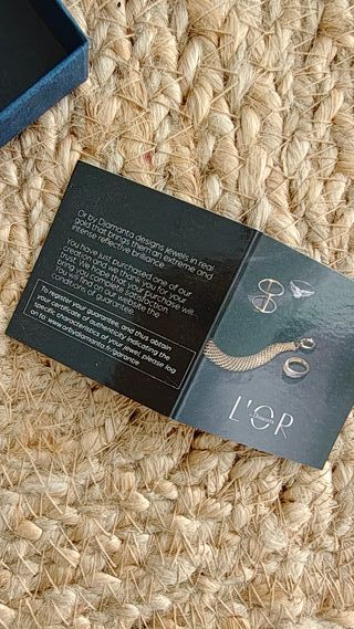 Pendientes L'Or by Diamanta Plata 925 Oro 18K