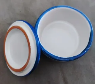 Scatola ceramica La Vietrese diam. 7 cm