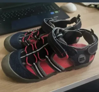 Geox Sandalias unisex Talla 39 Azul/Rojo