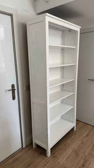 Estantería libreria blanca de madera