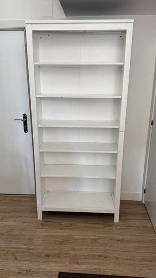 Estantería libreria blanca de madera