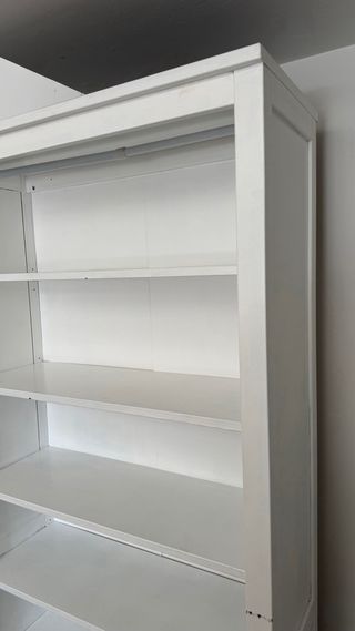 Estantería libreria blanca de madera