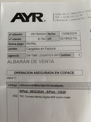 Mirilla Digital AYR 763 WiFi