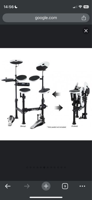 Batería Electrónica Roland TD4KP Plegable
