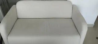 Sofá 2 plazas beige