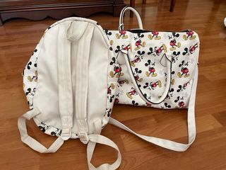 Mochila y Bolso de Viaje Mickey Mouse Disney