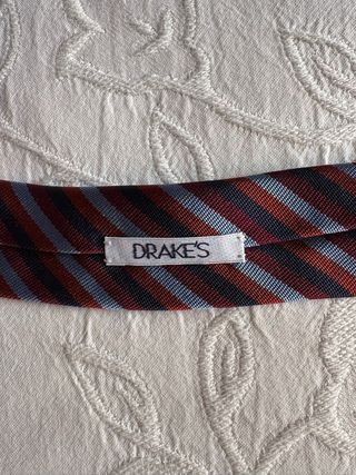 Corbatas  inglesas  Rayas Azul Marino