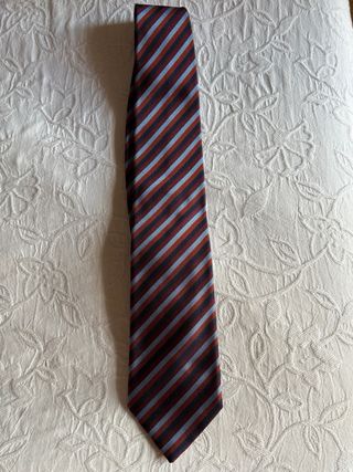 Corbatas  inglesas  Rayas Azul Marino
