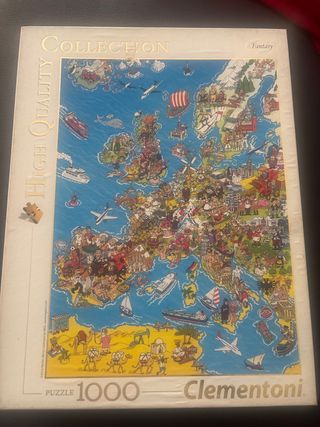 Puzzle 1000 piezas Clementoni Mapa Europa