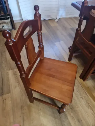 6 Sillas de madera estilo clásico