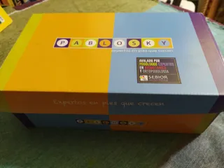 Botas niña Pablosky de piel rosa/rojo