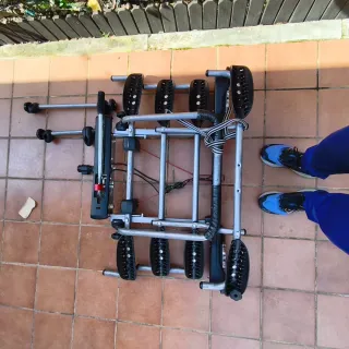 Portabicicletas bola remolque 4 bicis