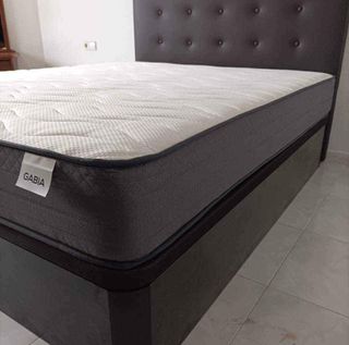 Canapé abatible madera y tela