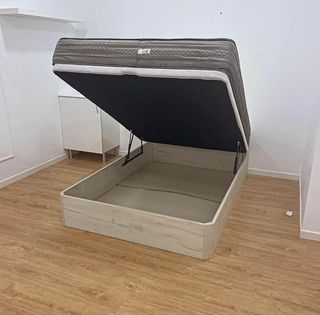 Canapé abatible madera y tela