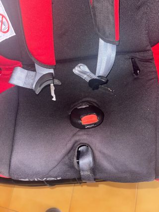 Silla coche Nurse Driver negra/roja