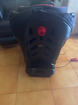 Silla coche Nurse Driver negra/roja